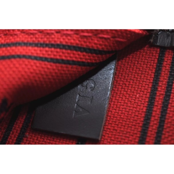 Louis Vuitton DAMIER EBENE MM NEVERFULL TOTE SHOULDER BAG - Picture 14 of 15